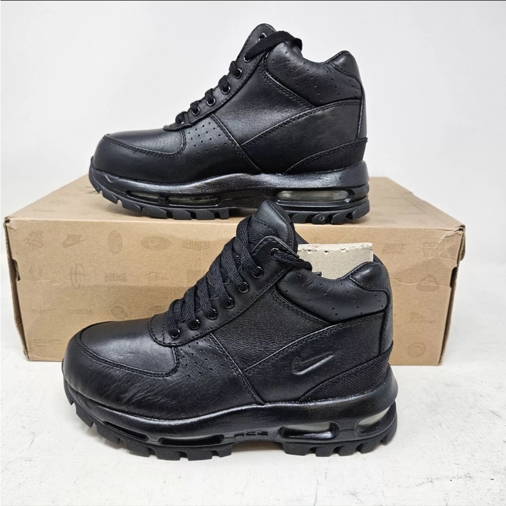 Nike Air Max Black Goadome (TD) Baby/Toddlers ACG Leather Snow Boots | NEW/NWT🖤 - Picture 10 of 14
